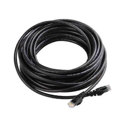 Ethernet noir Lan Cable de 23AWG 4P CCA Cat6 3m 5m 10m 20m