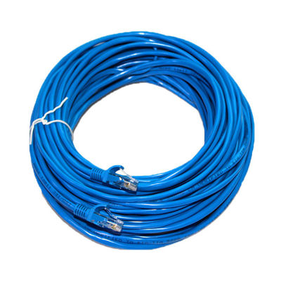 Câble de cuivre de correction d'Ethernet de cycles de la minute 500 de corde de correction du gris 5m Cat5e