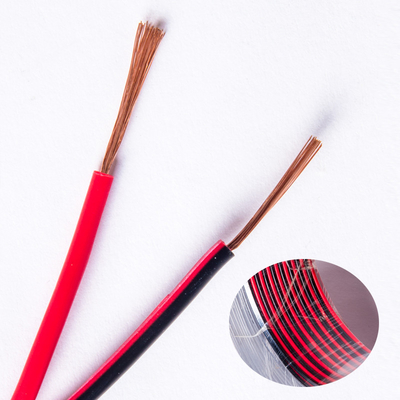 le PVC recuit simple de fil de noyaux de 0.5mm OFC 2 a isolé les câbles électriques de RVB