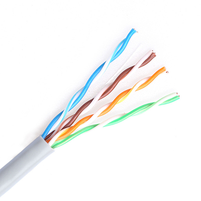 Câble de la catégorie 5e Utp de twisted pair de Lan Cable Rj45 4 de l'Ethernet 155MHZ