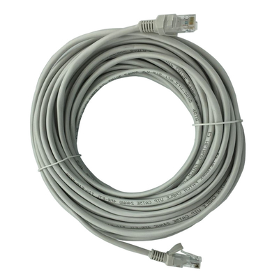 Le réseau Ethernet rond de corde de correction de Rj45 Cat5e câblent 3M Gray