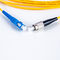 Câble optique unimodal de fibre de Sc FTTH de FC pour des réseaux de télécommunication