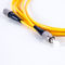 Duplex unimodal de fibre optique de corde de correction de noyau de Sc 12 de FC