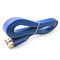 mâle plat bleu de câble de 1080P HD TV CCS 1.5m HDMI au mâle