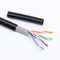 Lan Cable 4 paires UTP Cat5e câblent la couleur extérieure de double PE à grande vitesse adaptée aux besoins du client