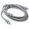 Mâle gris d'A au câble masculin 5M Customized d'USB 2,0 de transfert des données de B