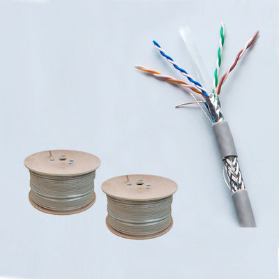 Puisque PVC Shieded Cat6 de Kabel d'Ethernet du chat 6 de 0.58mm a protégé des câbles