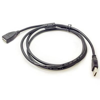 mâle d'OEM USB A de câble d'USB 2,0 de transfert des données de 3m à un câble d'extension femelle
