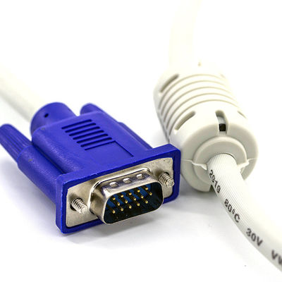 Les graphiques visuels adaptés aux besoins du client de câble de VGA d'ordinateur de 3m rangent le connecteur