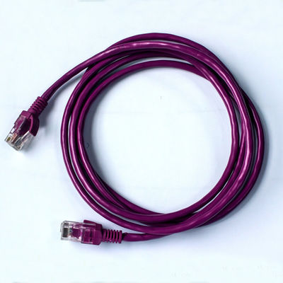 Le câble 24AWG 4 de correction d'Ethernet de 8P8C 94-V2 Cat5e appareille le cuivre nu