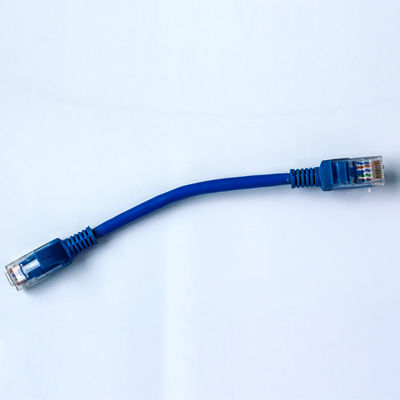 La correction du bleu 0.5m Cat5e attachent le câble de réseau d'en cuivre d'Utp