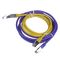 Câble Ethernet adapté aux besoins du client du noyau Cat6 STP de la corde de correction Cat6 de 1m 8