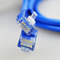 4 veste de PVC bleue du câble Cat5e UTP de correction d'Ethernet du twisted pair CCS 10m