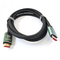 L'or à grande vitesse du câble 18gbps de 60HZ HDMI a plaqué la corde visuelle avec l'Ethernet